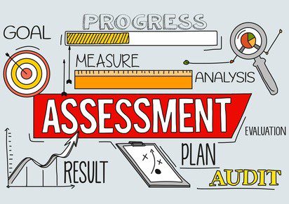 Assessment, with graph goals measure progress plan audit technology progress