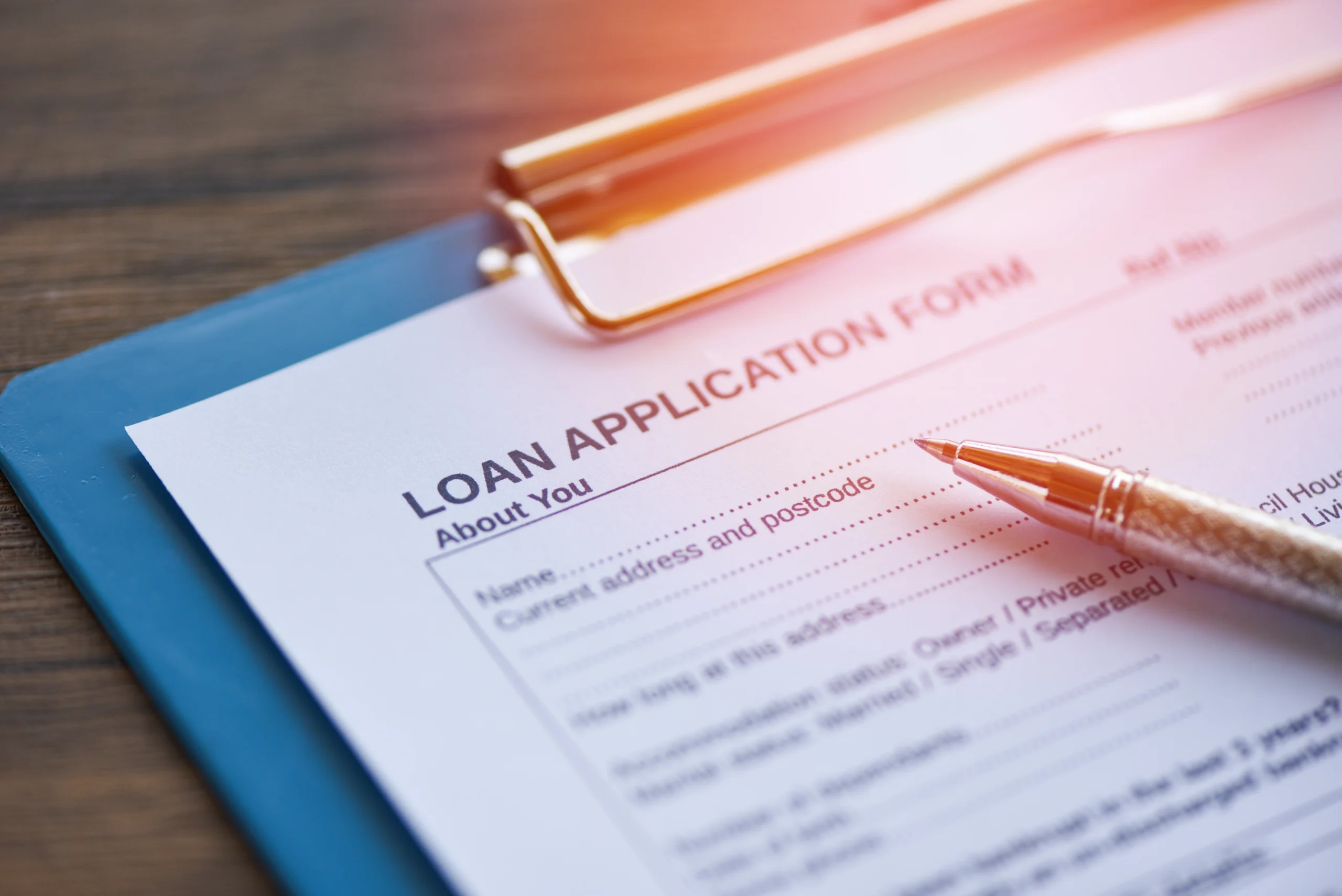 loan application paperwork